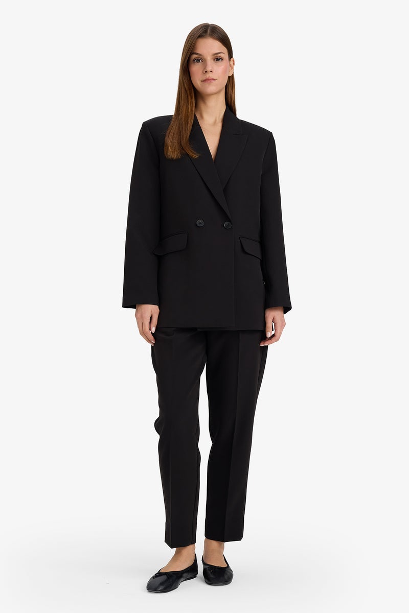 DeFacto Black Woman Oversize Fit Blazer Casual - Image 2